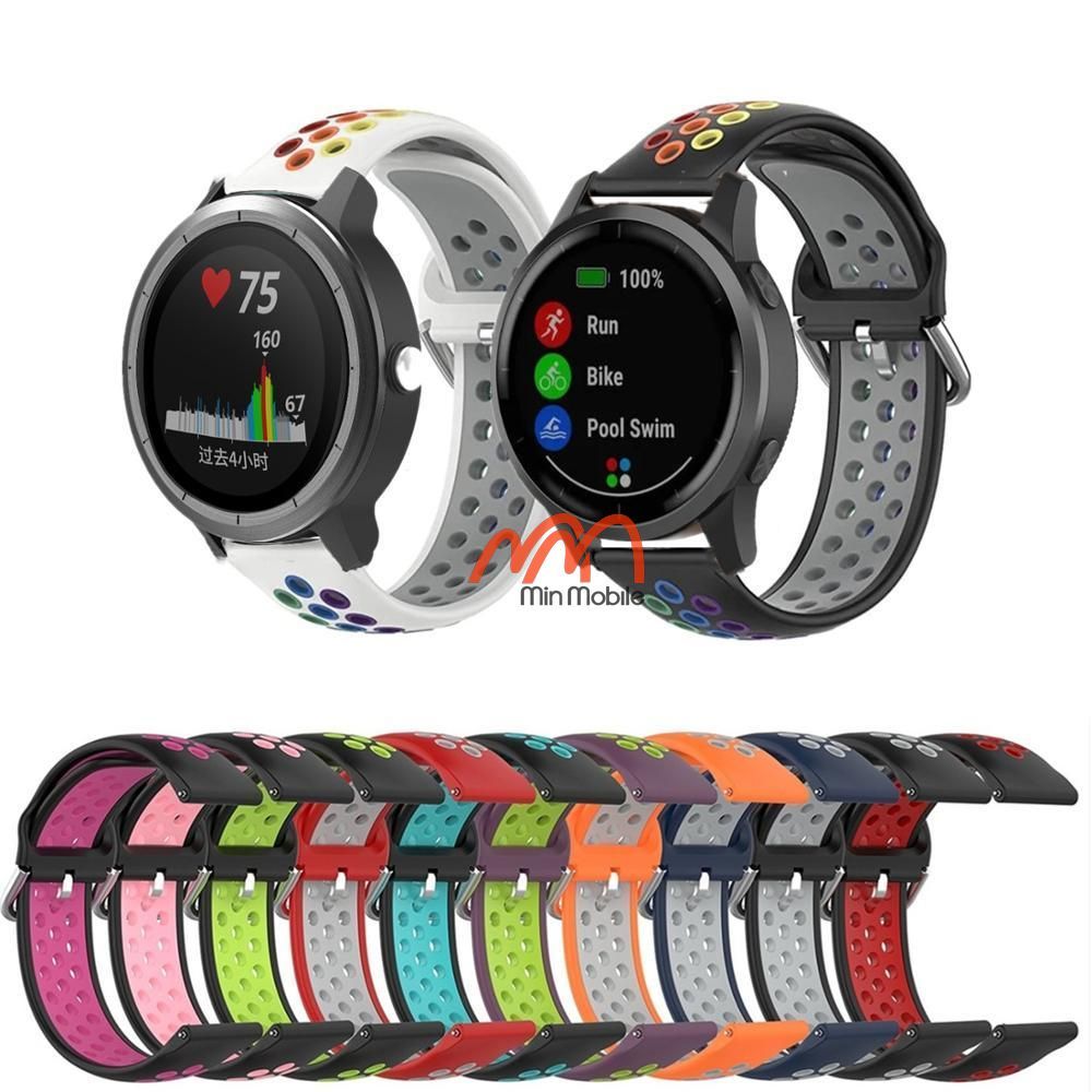 Dây cao su mềm Rainbow Garmin Vivoactive 4 / 3