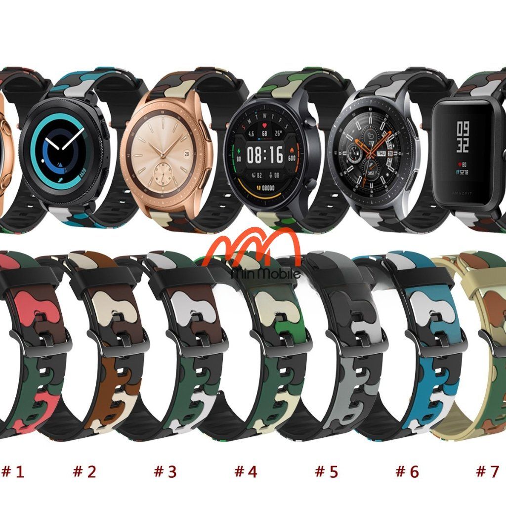Dây-Đeo-Silicon-Camo-Amazfit-Neo