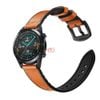 Dây 2 lớp da + silicon Huawei Watch GT2 hiệu Sikai