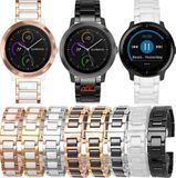 Dây Ceramic viền thép Garmin Vivoactive 4 / 3