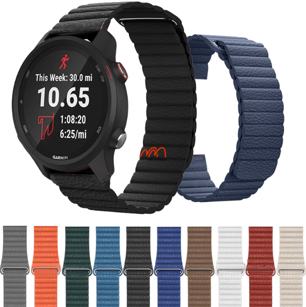 Dây da thông minh Garmin Forerunner 645 / 245