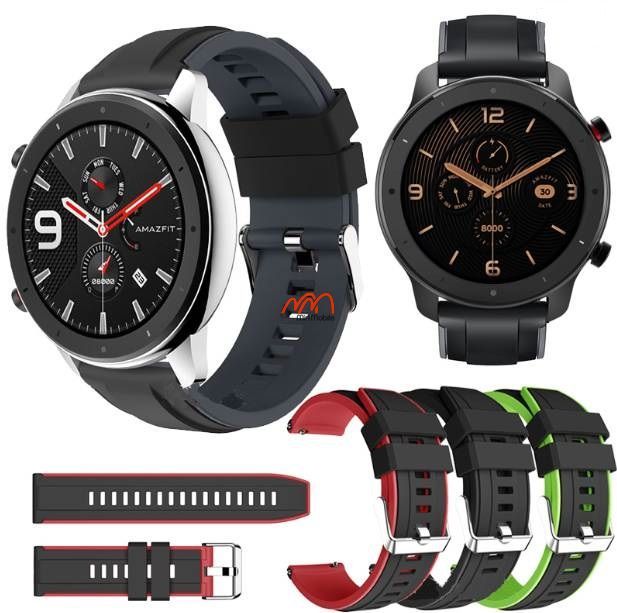 Dây đeo cao su viền màu Amazfit GTR 42mm / 47mm