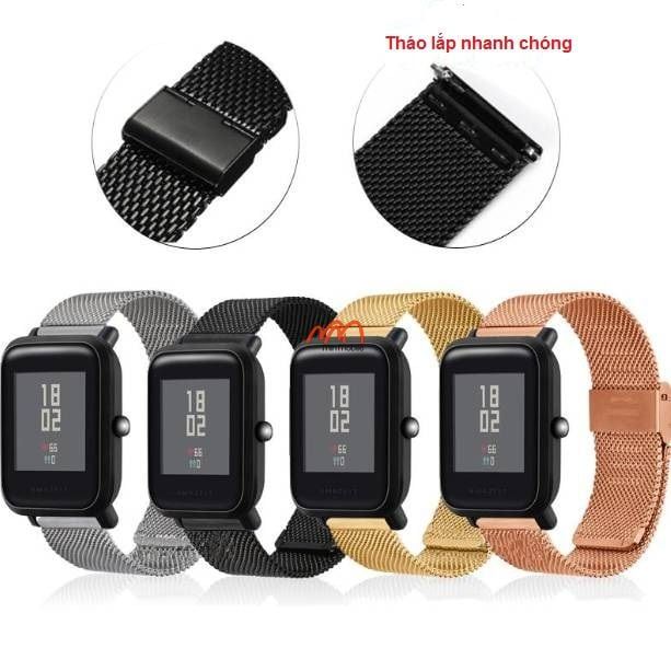 Dây Milan kim loại Amazfit Bip hiệu Sikai