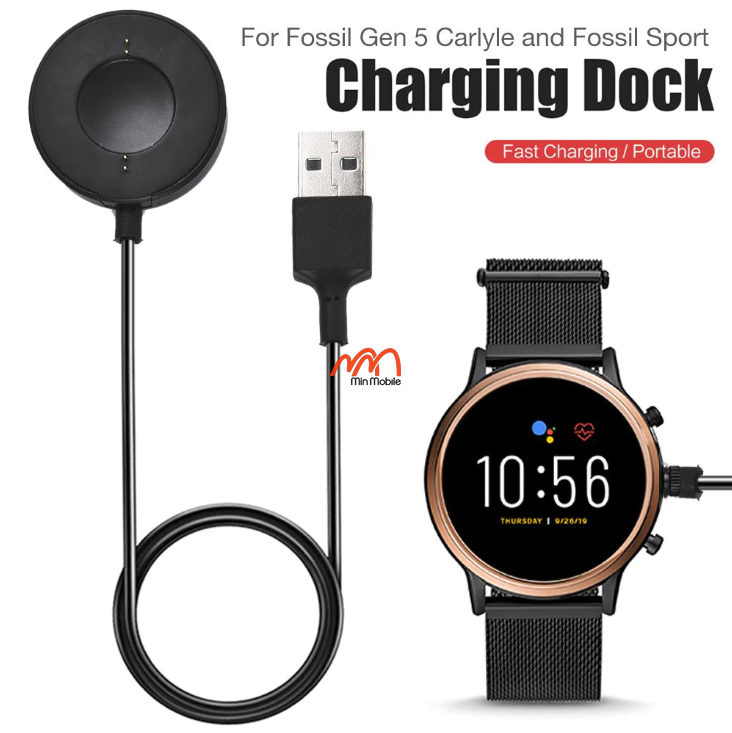 Chargeur Rapide Compatible Avec Fossil Gen 6,Michael Kors Gen 6 Touchscreen Smartwatch FTW0006 MKT0003-1M - Téléphonie