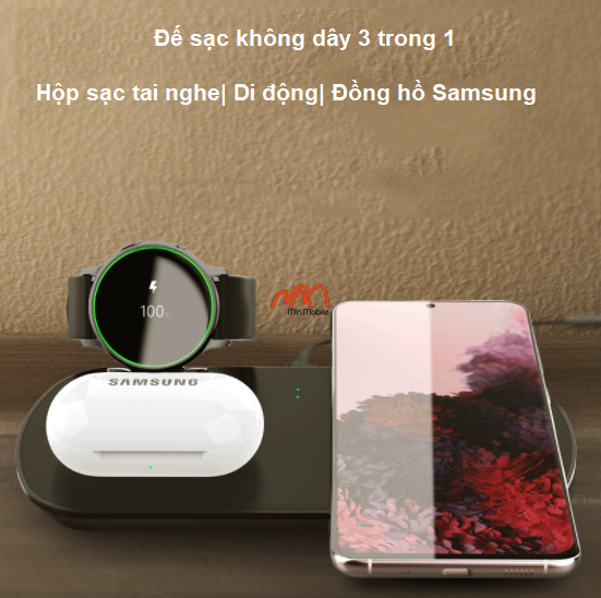 Đế sạc không dây 3 trong 1 hiệu NewDery