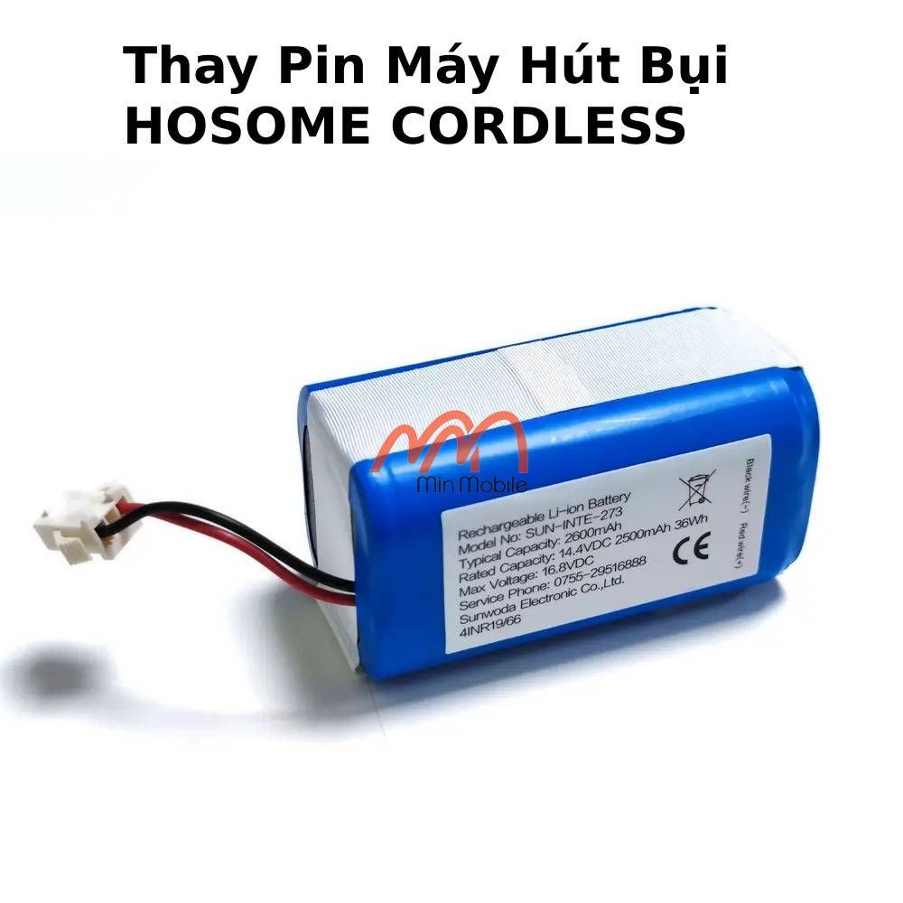 Thay Pin Máy Hút Bụi HOSOME CORDLESS