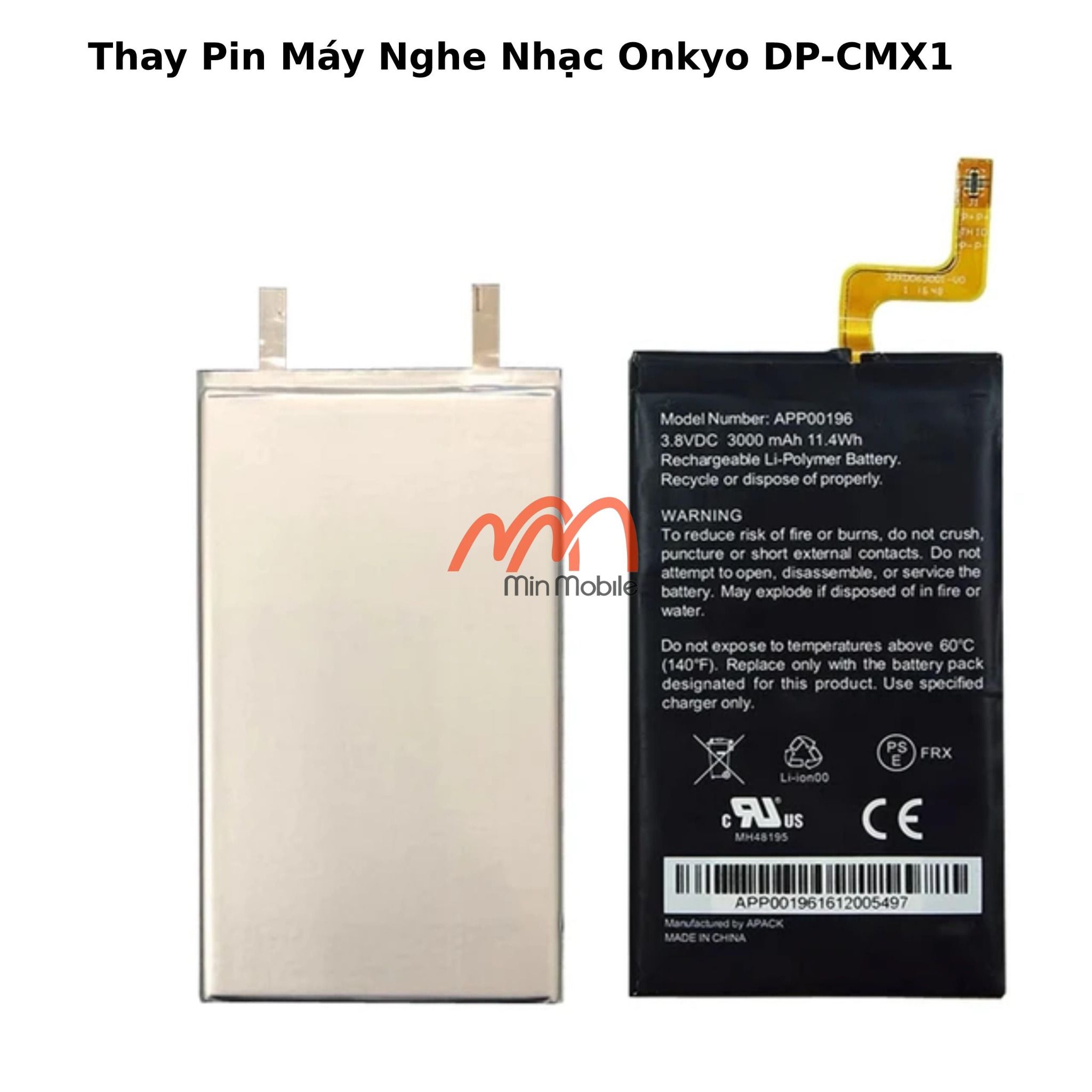 Thay Pin Máy Nghe Nhạc Onkyo DP-CMX1