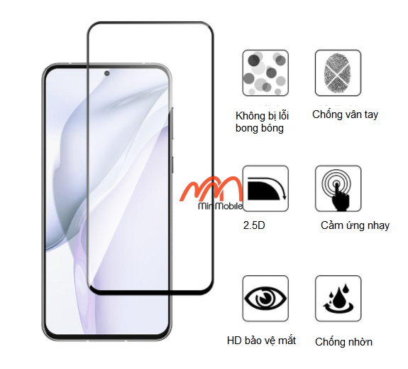 Kính Cường Lực 3D Full Màn Hình Huawei P50 Pro