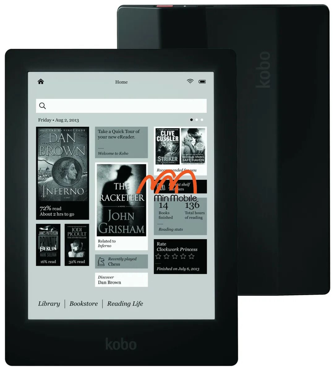 Máy Đọc Sách Kobo Aura N514 – Min Mobile