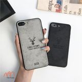 Ốp lưng iPhone 7 Plus vải hiệu Deer