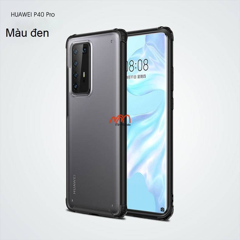 Ốp lưng nhám viền màu Huawei P40/ P40 Pro – Min Mobile
