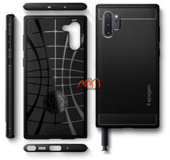 Ốp Lưng Spigen Rugged Armor Samsung Note 10 Plus