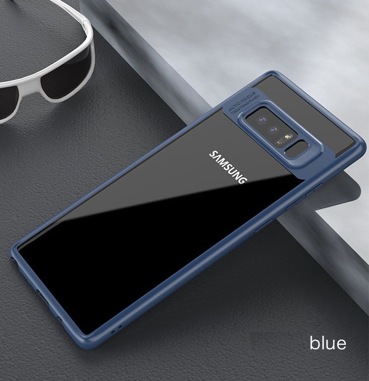 Ốp lưng Samsung Note 8 ipaky trong suốt viền màu – Min Mobile