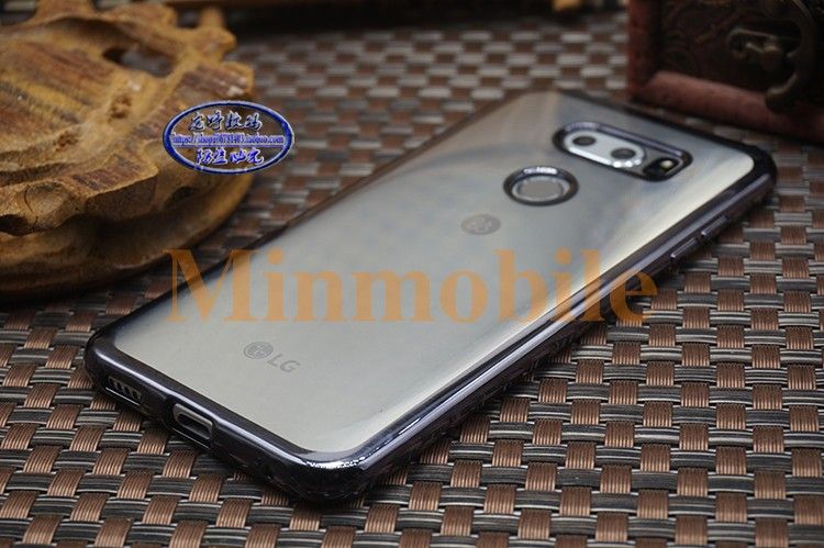 Ốp lưng LG V30 trong suốt viền màu