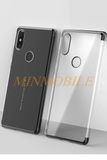 Ốp lưng Xiaomi Mi Mix 2s trong suốt viền màu thời trang