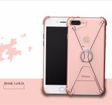 Ốp lưng iPhone 8 Plus viền kim loại chữ X