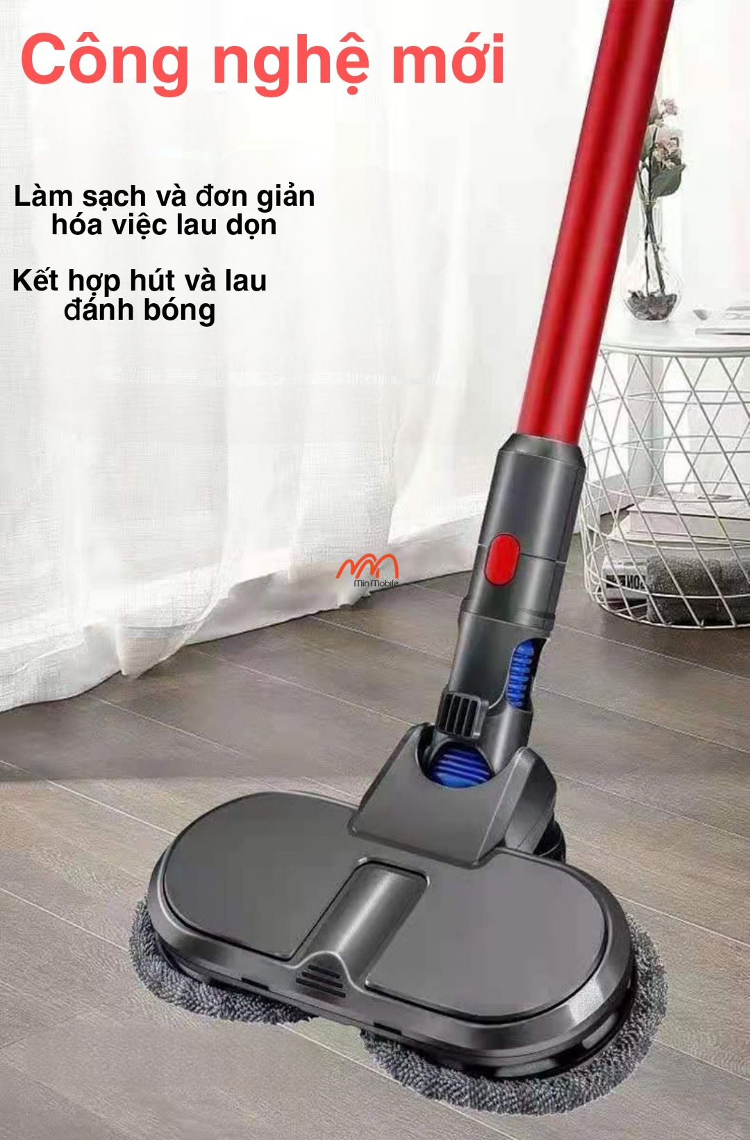 SẢN PHẨM ĐẦU LAU KIÊM HÚT BỤI DYSON V7 V8 V10 V11 (L02)