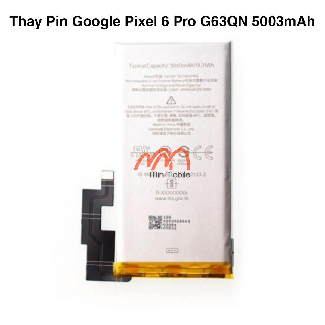 Batterie De Remplacement 5003 MAh Pour Google Pixel 6 Pro G63QN