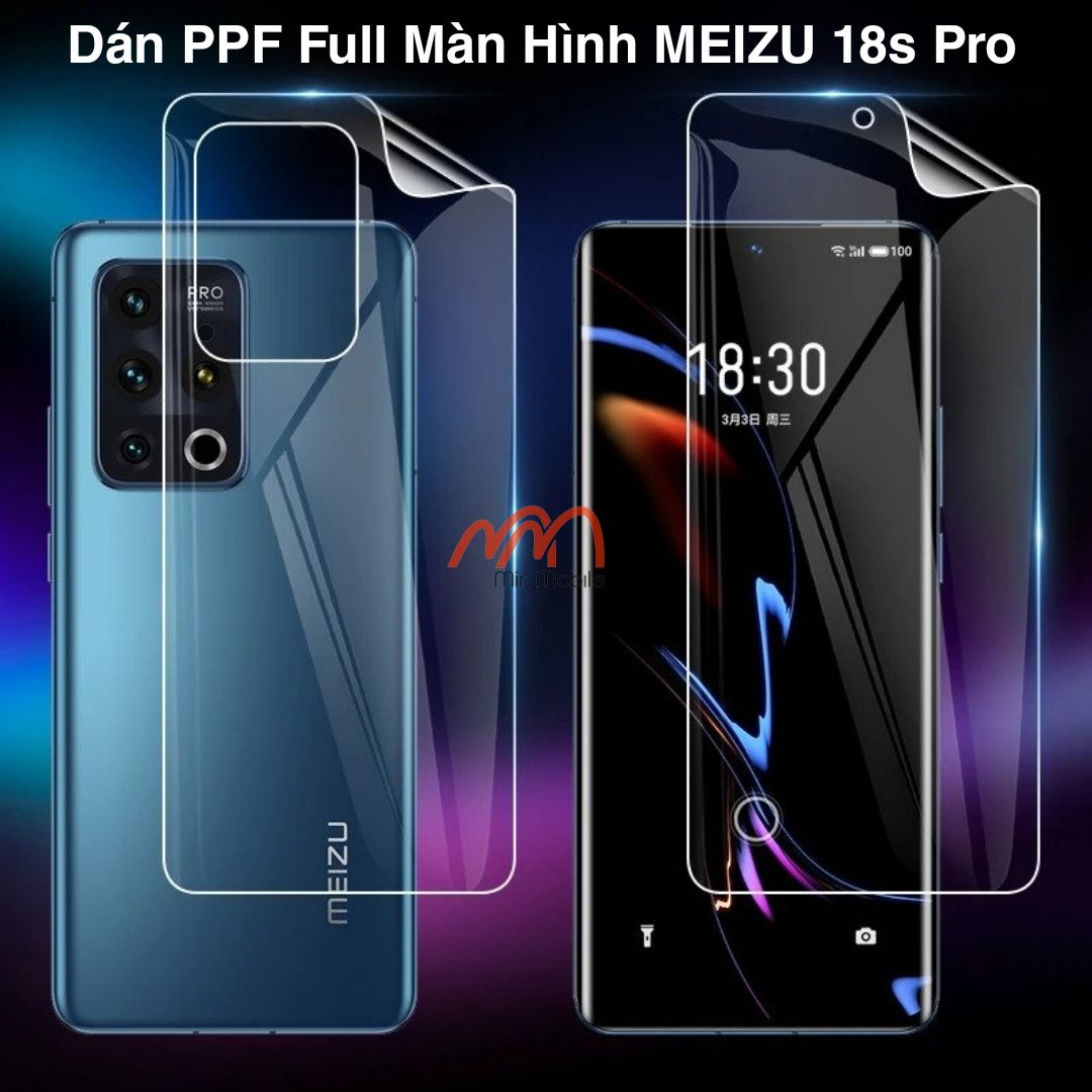 Dán PPF Full Màn Hình MEIZU 18s Pro