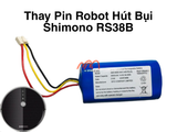 Thay Pin Robot Hút Bụi Shimono RS38B