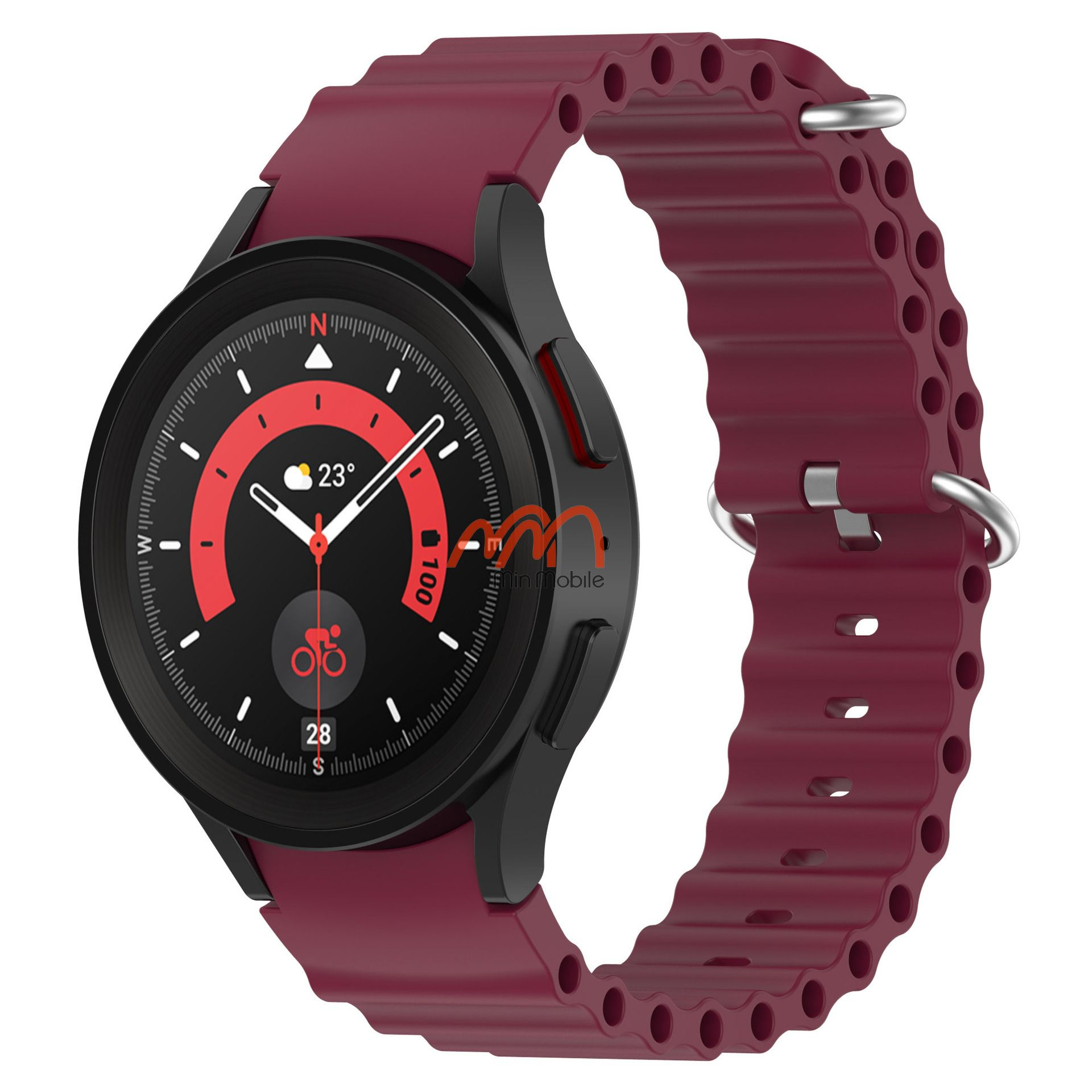 Dây Đeo Silicon Samsung Watch 4 / Watch 5 SL01 – Min Mobile