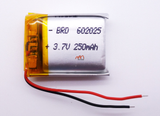 Pin Li-Po (Lithium-Polymer) 3.7V 062025- 250mAh