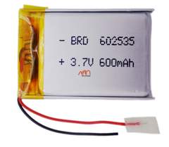 Pin Li-Po (Lithium-Polymer) 3.7V 062535- 500mAh