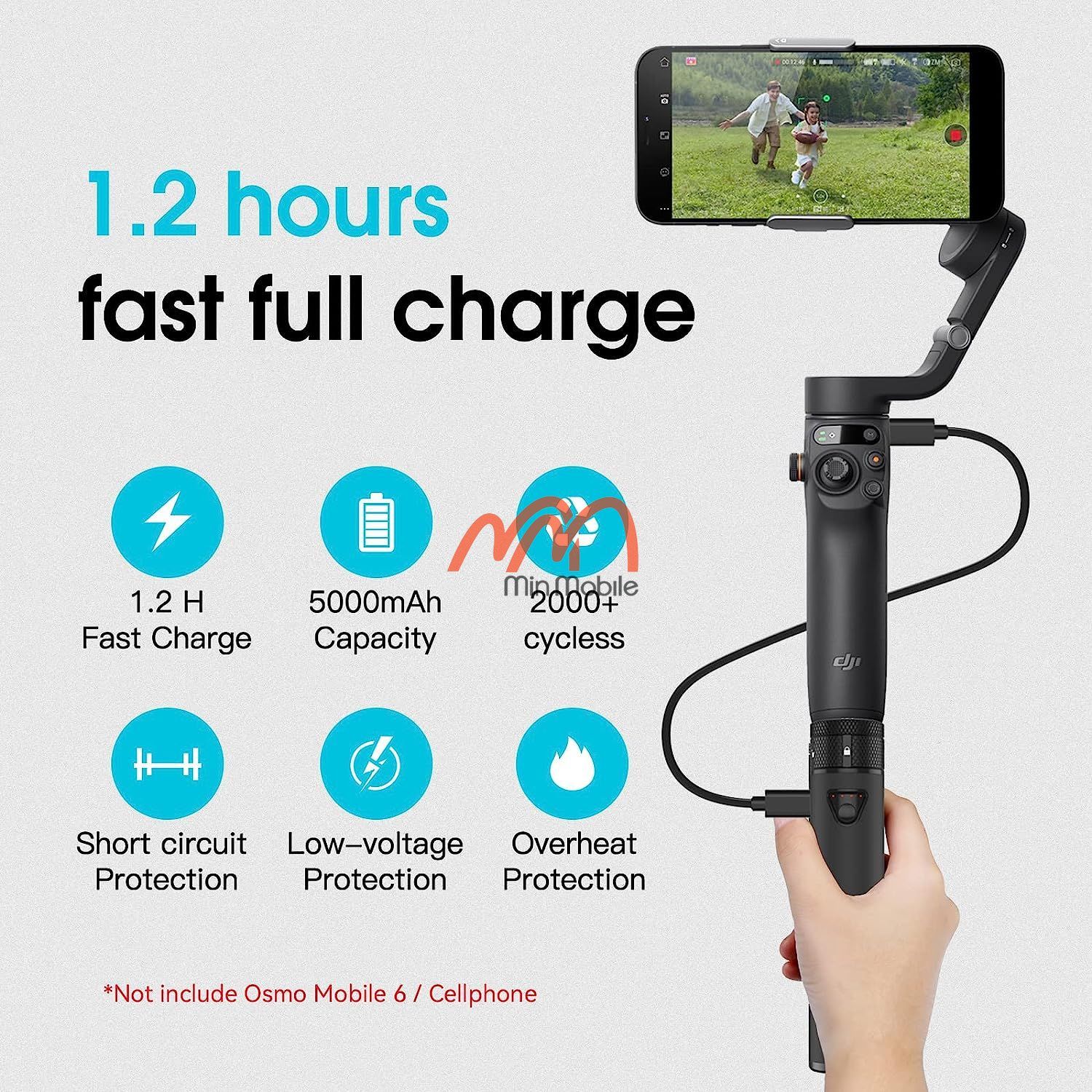 Thay Pin Gimbal DJI Osmo Mobile – Min Mobile