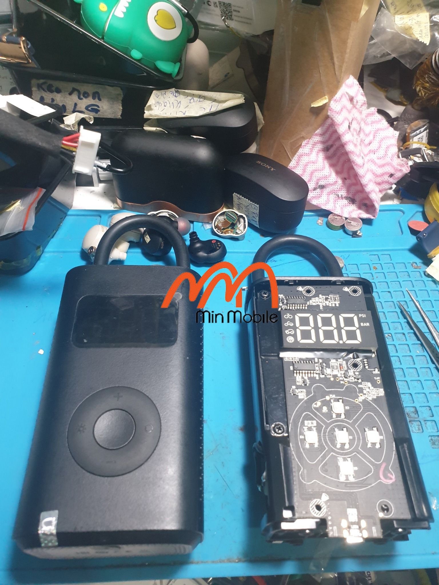 Thay pin máy bơm xe Xiaomi Mijia Air Pump