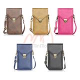 Túi da đeo chéo đựng điện thoại hiệu Rock