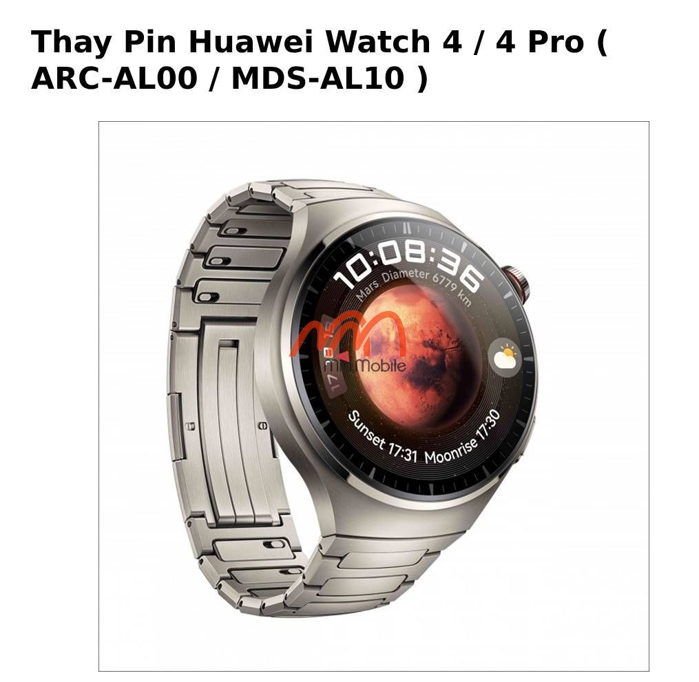 Thay Pin Huawei Watch 4 / 4 Pro ( ARC-AL00 / MDS-AL10 )