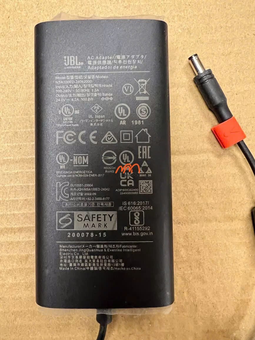 Bộ sạc nguồn loa JBL BoomBox 2  24V/4A  chính hãng