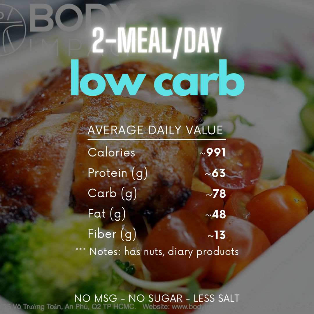  [2 bữa x 5 ngày] LOW CARB 