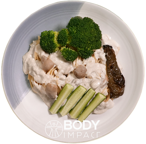  14 - CASHEW CREAM & SHROOMS PASTA 