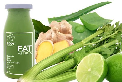  09 - FAT ATTACK (cần tây, dưa leo, nha đam, gừng, chanh) 