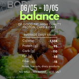  1-TUẦN CÂN BẰNG 06/05-10/05 (1-week balance menu) 