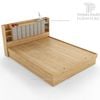 Giường Ngủ 1m6 Đầu Kệ Gắn Nệm, Sang Trọng, Hiện Đại, Cá Tính, Gỗ Công Nghiệp Mdf GN-TP17