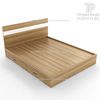 Giường Ngủ Gia Đình Hiện Đại, 2 Hộc Kéo, Bằng Gỗ Công Nghiệp Mdf Phủ Melamine GN-TP07