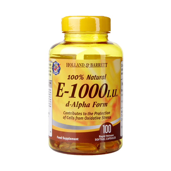 Holland Barrett Vitamin E 1000 Iu 100 Nature D Alpha