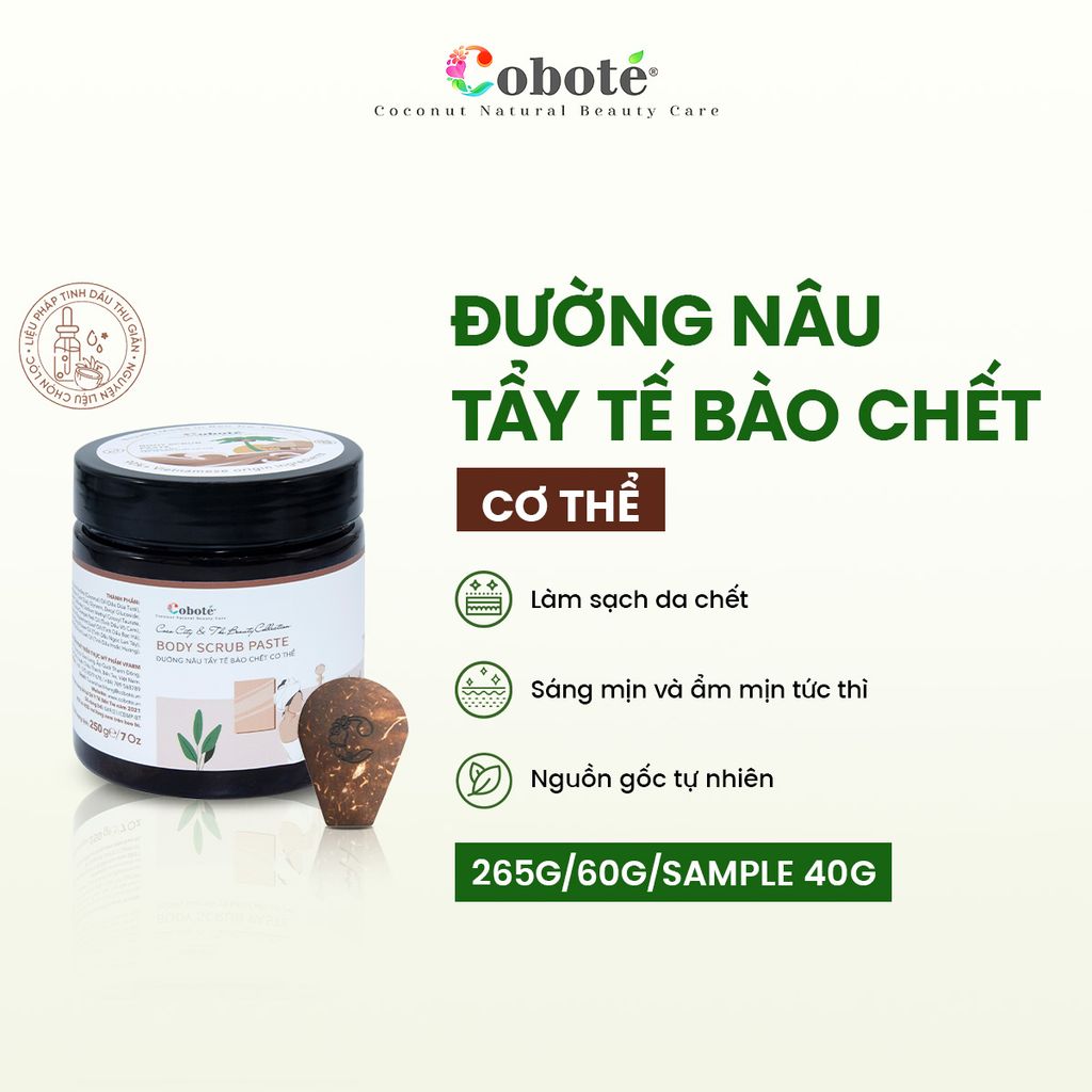 Đường nâu tẩy tế bào chết cơ thể  | Body Scrub Paste