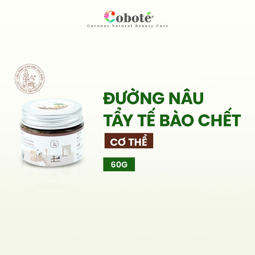 Đường nâu tẩy tế bào chết cơ thể  | Body Scrub Paste