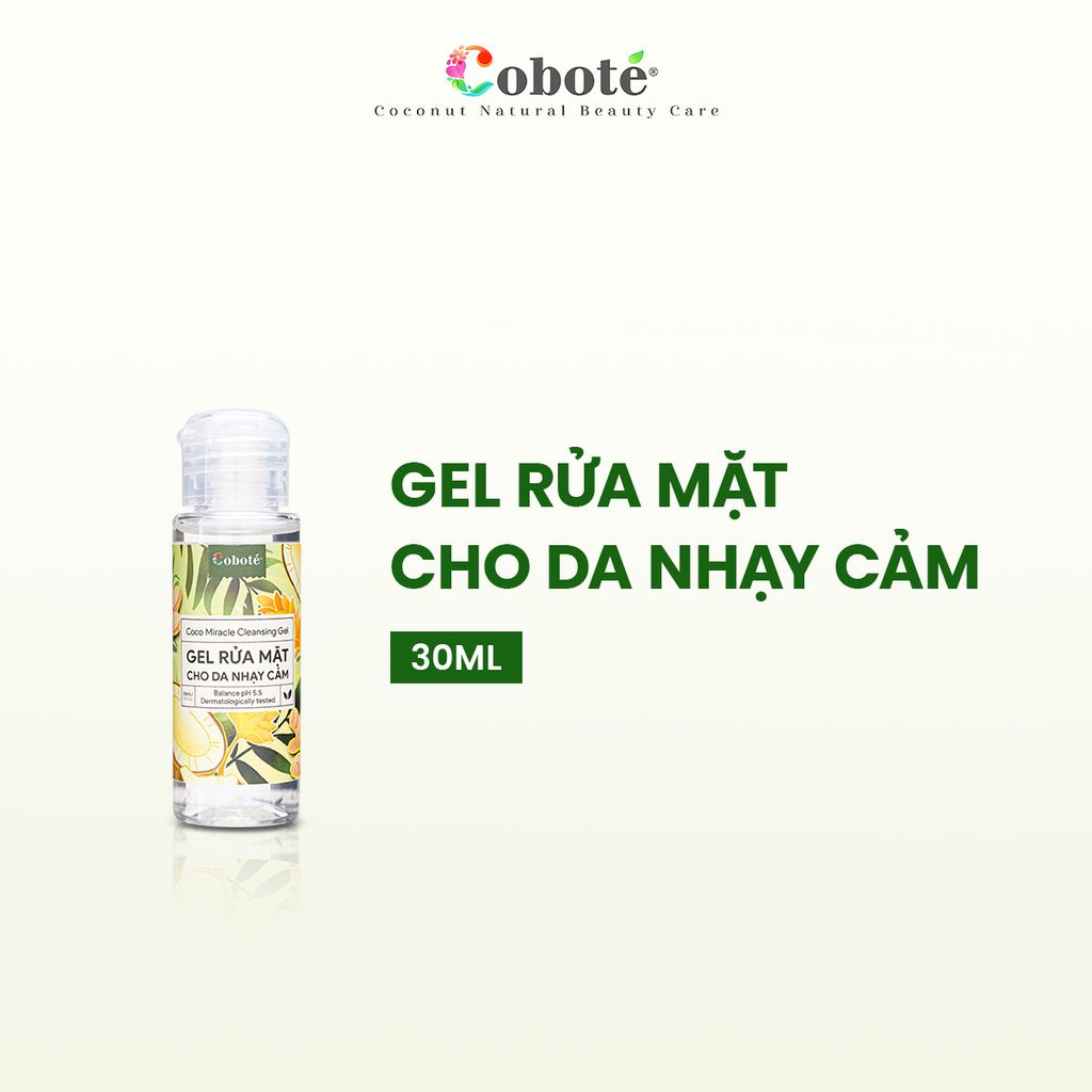 Gel Rửa Mặt Cho Da Nhạy Cảm - Coco Miracle Cleansing Gel