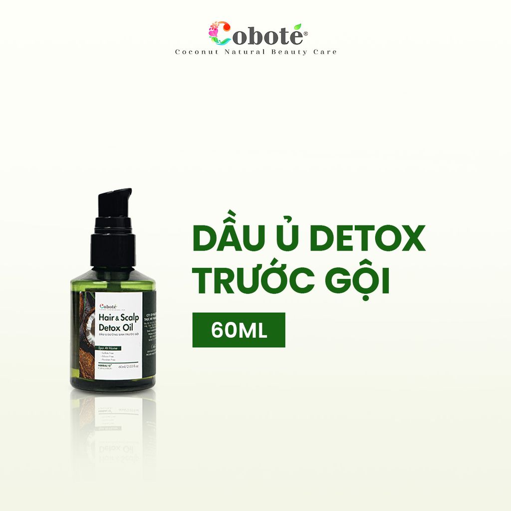 Dầu Ủ Dưỡng Tóc Ngăn Rụng và Thải Độc Da Đầu - Hair & Scalp Detox Oil