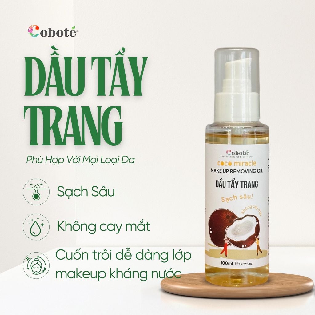 DẦU TẨY TRANG - Coco Miracle Makeup Removing Oil 100ml