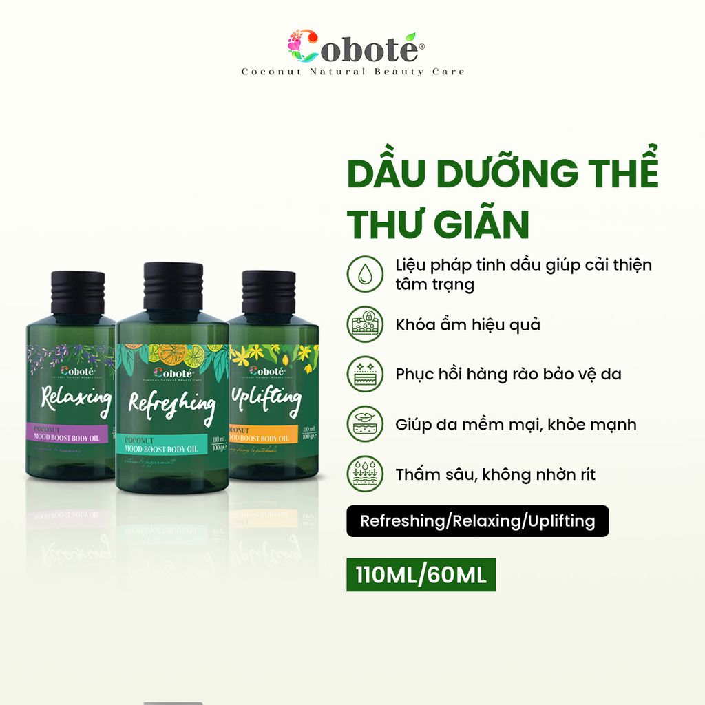 DẦU DƯỠNG THỂ THƯ GIÃN - Coconut Mood Boost Body Oil - 110ml