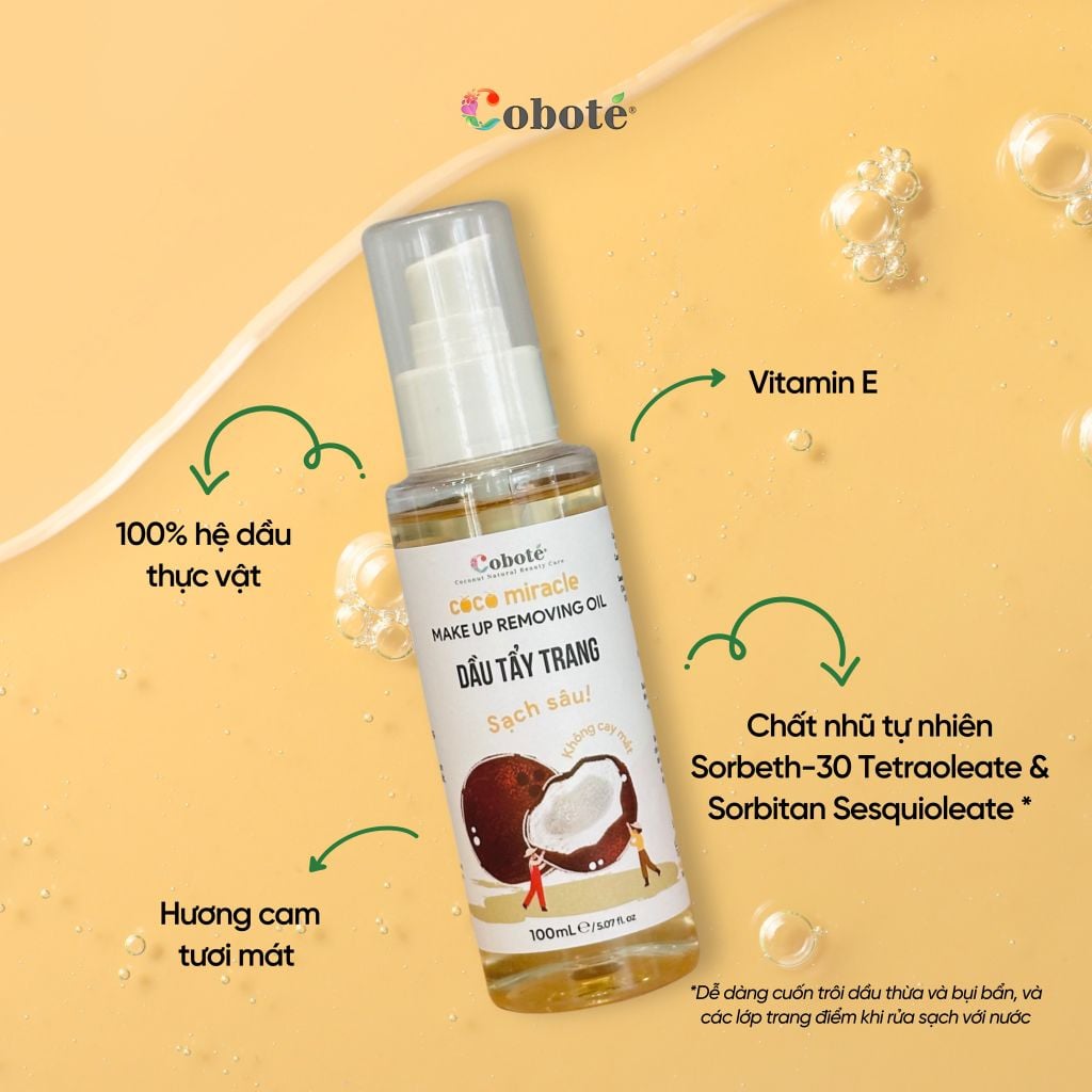 DẦU TẨY TRANG - Coco Miracle Makeup Removing Oil 100ml