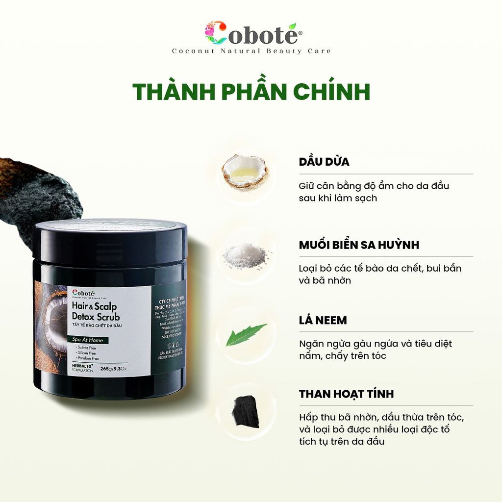 Tẩy tế bào chết da đầu - Hair & Scalp Detox Scrub