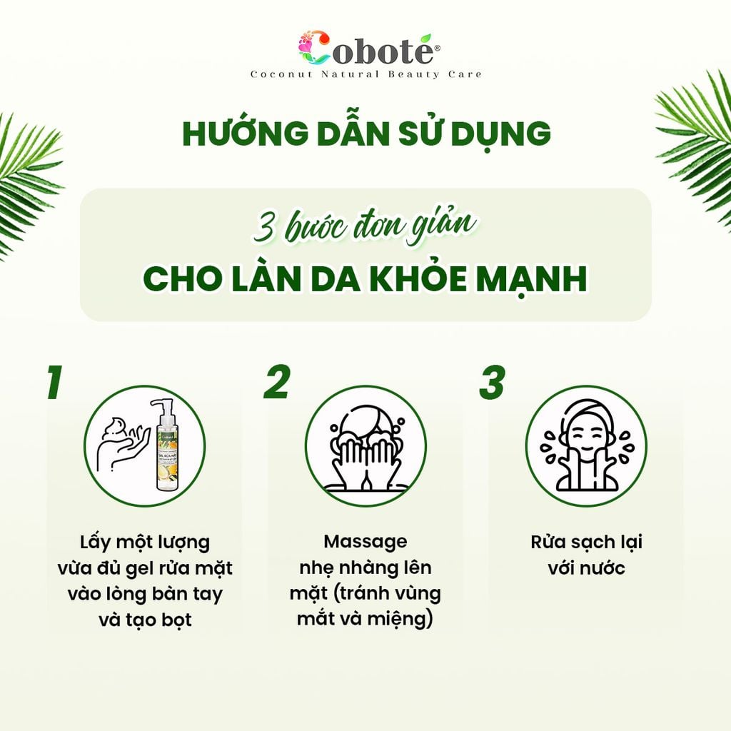 Gel Rửa Mặt Cho Da Nhạy Cảm - Coco Miracle Cleansing Gel