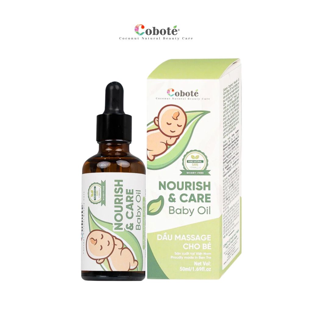 DẦU MASSAGE & CHĂM SÓC BÉ - Nourish and Care Baby Oil