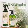 Combo Kiềm Dầu: Dầu gội dừa (Hương Hoa Quýt) 480ml + Nước xả tóc(Hương Hoa Quýt) 500ml Muối tẩy TBC da đầu 265g